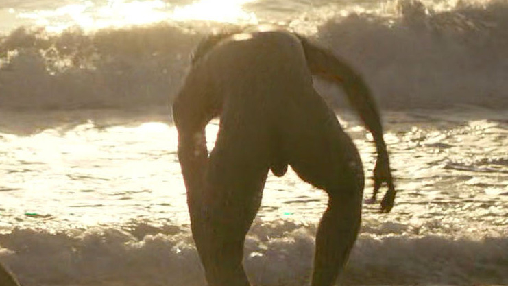 Nudes of Teiji from Earthquake Bird. Balls, Butt, backsack, barefoot. 118314