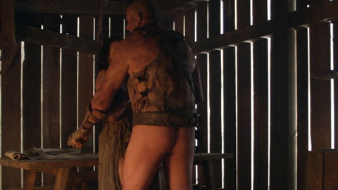 Nudes of Foreman from Spartacus. Butt, bald, big. 119322