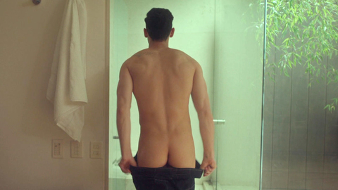 Alejandro Speitzer Naked as Pablo Caballero. Butt, bathroom, muscles. 120465