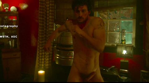 Aaron Taylor-Johnson Naked as James Frey. Balls, Penis, Shirtless, abs, dancing. 119811