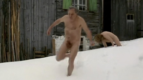 Josef Bierbichler Naked as Georg Winter. Balls, Penis, Shirtless, mature, nude. 120783
