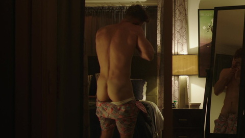 Nudes of Ryan from Midnight Kiss. Butt, Shirtless, bathing suit, bedroom. 120858