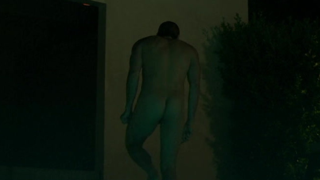 Nudes of Logan from Midnight Kiss. Butt, Shirtless, dimly lit, swimming pool. 120912