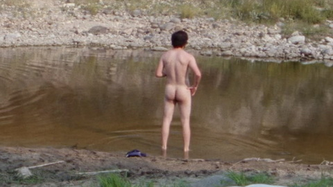 Sam Singer Naked in Tapeworm. Butt, Shirtless, Stream, far away. 138422