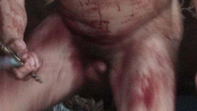 Nudes of Graf Viktor Szápáry from Freud. Balls, Penis, Shirtless, covered in blood, full frontal. 127344