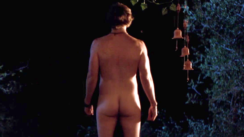 Lew Temple Naked in Between the Darkness. Butt, Shirtless, backsack, barefoot. 127398