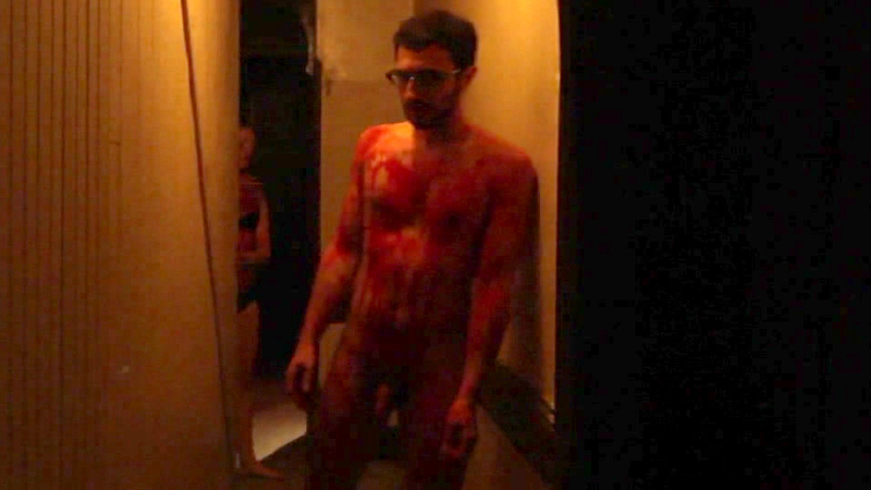 Nudes of The Man from And Here No Devil Can Hurt You. Balls, Penis, Shirtless, barefoot, blood. 127968