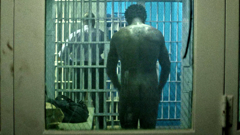Garland Scott Naked as Nolan. Butt, getting dressed, jail. 128985