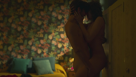 Aitor Luna Naked as Sergio. Butt, Sexy, Shirtless, Straight, against wall, bedroom. 131109