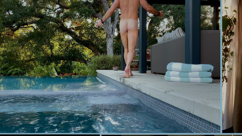 Nudes of Ian Grimm from Mythic Quest. Butt, Shirtless, pool, tan line. 131976