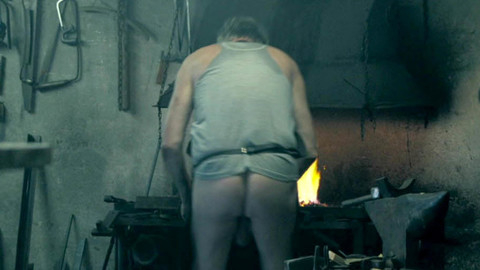 Jiří Lábus Nude in Loaded Eels. Balls, Butt, Prosthetic, apron, backsack. 132525