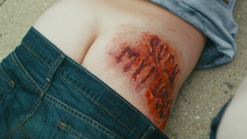 Hank Brock Naked as Tanner Foss. Butt, branded, burn marks. 134097