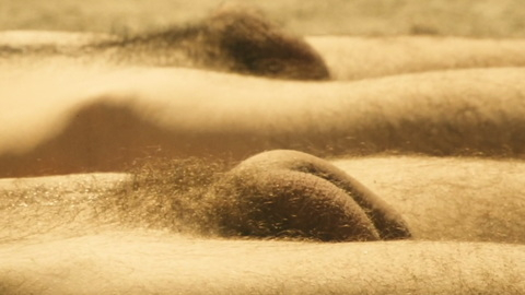 Hermes Pittakos Naked in He Loves Me. Balls, Penis, Shirtless, close-up, laying out. 134484