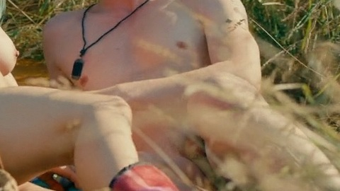 Moritz Jahn Naked as Mats. Balls, Penis, Shirtless, Straight, female nudity, field. 134355
