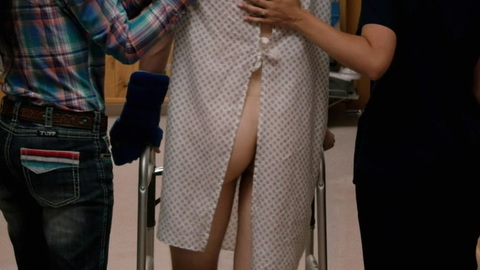 Jefferson White Naked as Jimmy Hurdstrom. Butt, hospital gown, nude. 135759