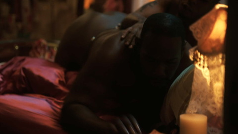 Nicco Annan Naked in P-Valley. Butt, Gay, Sexy, Shirtless, in bed, on all fours. 178627