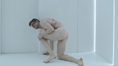 Nudes of Nick Durand from Absentia. Butt, bruise, locked up. 136230