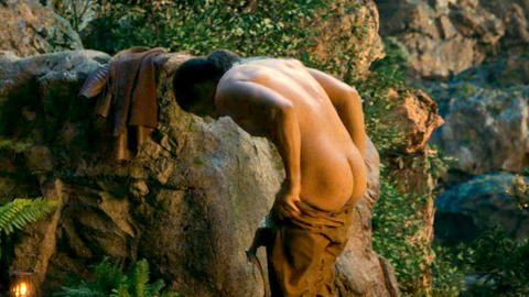 Nudes of Arthur from Cursed. Butt, Shirtless, couple, hot springs. 136272