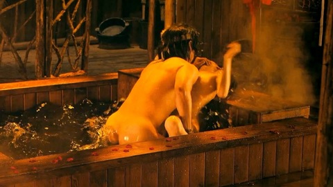 Quan Laoshi from 3-D Sex and Zen: Extreme Ecstasy Naked. Butt, Straight, female nudity, hot tub. 136943