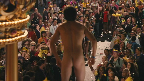 Nicholas D'Agosto Nude as Mike. Butt, Shirtless, mardi gras, naked in public. 137090