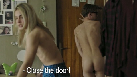 Filip Mayer Nude as Sven. Butt, bedroom, glasses. 137618