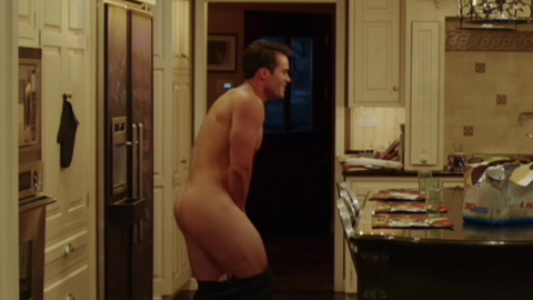 Ben Diaz from How to Get Girls Naked. Butt, Shirtless, hands over crotch, kitchen. 137945