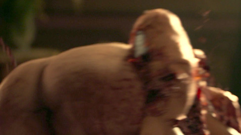 William from Lovecraft Country Naked. Butt, bloody, blurry. 141701