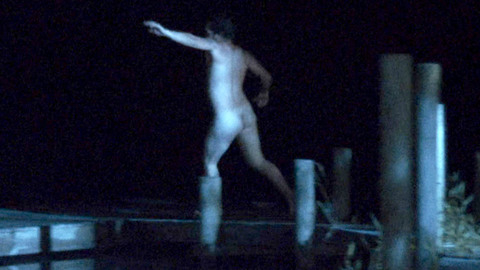 Scottie Aldo from Easy Does It Naked. Butt, Shirtless, barefoot, lake. 140447