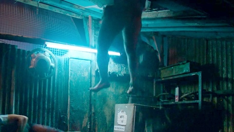 Bhinder from Ludo Naked. Butt, barefoot, hanging. 143747