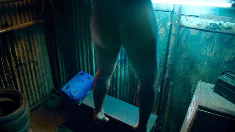 Saurabh Sharma Nude as Bhinder. Butt, barefoot, hanging. 143750