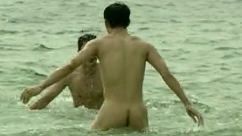 Edward Chen Nude as Chang Jia-han. Butt, distant, nude. 145940