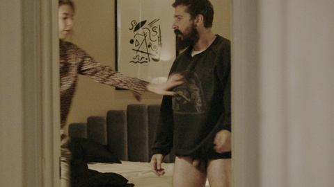 Shia LaBeouf Nude as Sean Carson. Balls, Penis, beard, beard and mustache. 146468