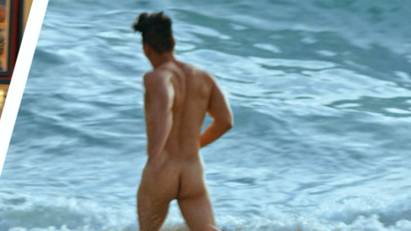 self from Bling Empire Naked. Butt, Shirtless, barefoot, beach. 147815
