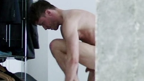 Nikolaus Benda Nude as Lars. Balls, Penis, Shirtless, barefoot, bedroom. 148700
