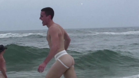 Chris Rehmann Nude as Bradford. Butt, Shirtless, beach, bubble butt. 148910