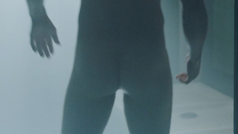 Lucas Velasco Nude as Mario. Butt, Shirtless, dark, locker room. 149192