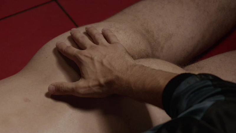 Pierre Emö Nude as Cruiser. Butt, close up, face down. 149666