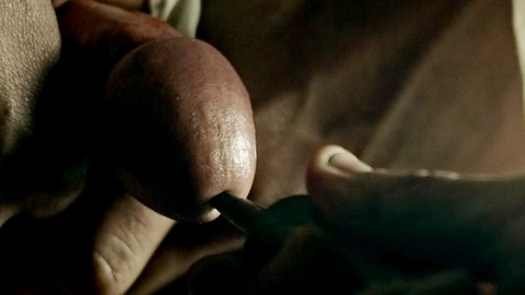Blackbeard / Edward Thatch from The Lost Pirate Kingdom Naked. Penis, Prosthetic, closeup, closeup of penis. 150275