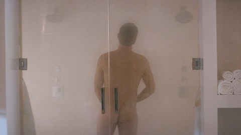 Tom Morrison from Deadly Illusions Naked. Butt, bathroom, dad bod. 150431