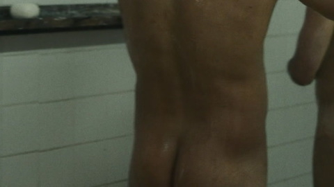 Stefan Vermaak Nude as Oscar Fourie. Butt, Shirtless, army, group shower. 151748
