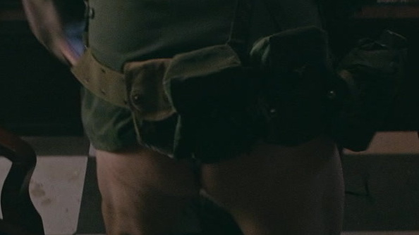 Nick Searcy Nude as Thompson. Butt, military, on desk. 153686
