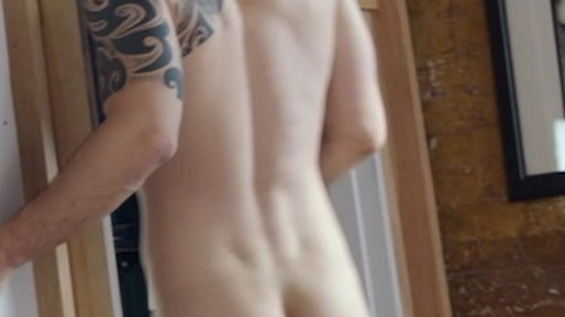Ben Lukovski Nude as Gabriel 3. Butt, doorway, nude. 154370