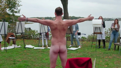 Himself from The Real Housewives of New York City Naked. Butt, Shirtless, arms out, drawing. 155189