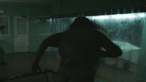 Jay Peterson Nude as The Linebacker. Butt, Shirtless, autopsy room, dimly lit. 155234