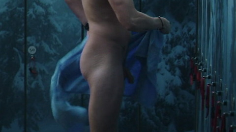 Jérémie Renier Nude as Fred. Balls, Penis, Shirtless, drying off, locker room. 155840