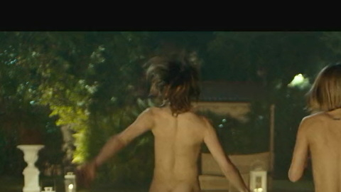 N/A from Security Naked. Butt, Shirtless, jumping, night. 156113