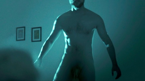 Landon Liboiron Nude as Jeremy. Balls, Penis, Shirtless, beard, beard and mustache. 156428