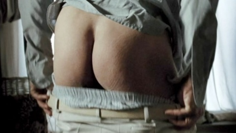 Jeff Goldblum Nude as Adam Stein. Butt, Underwear, mooning, peephole. 156464