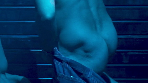 Erdal Yildiz Nude as El Hedi ben Salem. Butt, blue lighting, getting dressed. 156554