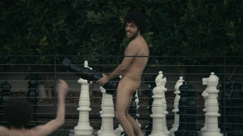 Benny Blanco Nude as Benny Blanco/Self. Butt, Shirtless, chess board, giant chess piece. 156608